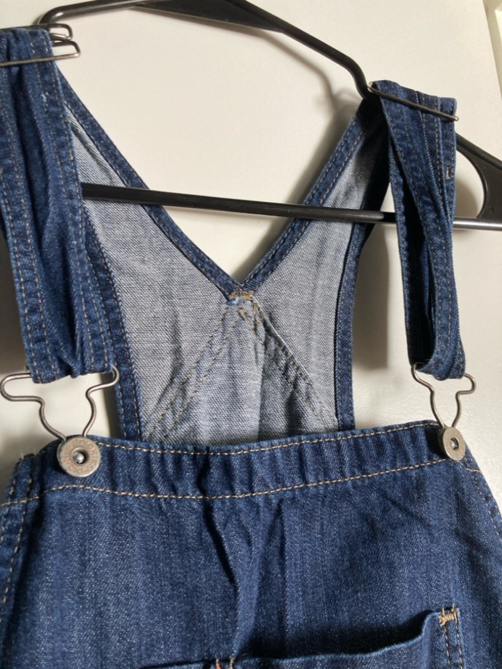Dickies Dark Blue Denim Women's Overalls size L